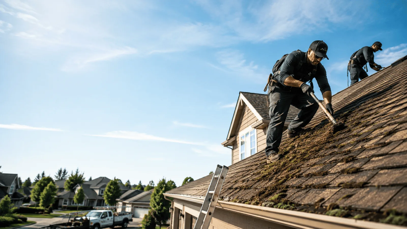 Roof Moss Removal in Plainville, MA near me